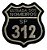 Patch Bordado Placas Estrada Dos Romeiros Sp312 5,6x6cm - Imagem 1