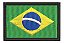 Patch Bordado Bandeiras Bandeira Brasil 4,5x3cm - Imagem 1