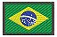 Patch Bordado Bandeiras Bandeira Brasil 6x4cm - Imagem 4