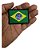 Patch Bordado Bandeiras Bandeira Brasil 6x4cm - Imagem 3