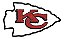 Patch Bordado Esportes Nfl Kansas City Chief 8x5cm - Imagem 1