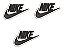 Patch Bordado Marcas Kit 3 Nike Logo Com Nike 7x4cm - Imagem 1