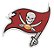 Patch Bordado Esportes Nfl Tampa Bay Buccaneers 8x8cm - Imagem 1