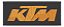 Patch Bordado Motos Ktm Logo 10x4,2cm - Imagem 1