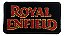 Patch Bordado Royal Enfield Tarjeta 2 8x4,5cm - Imagem 1