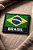 Patch Bordado Bandeiras Bandeira Brasil 4,5x4cm - Imagem 1