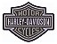 Patch Bordado Harley Davidson Logo 10x7,8cm - Imagem 1