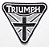 Patch Bordado Triumph Classic 9x8cm - Imagem 1