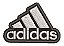 Patch Bordado Marcas Listas adidas Logo 5,5x4cm - Imagem 1