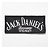 Patch Bordado Marcas Jack Daniels Tarjeta 8x3,7cm - Imagem 1