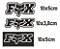 Patch Bordado Marcas Fox Racing 10x3,8cm - Imagem 2
