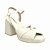 Sandália Piccadilly Eloisa Off White Salto Alto 771002 - Imagem 1