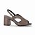 Sandália Piccadilly Flávia Salto Alto Taupe 626038 - Imagem 2