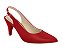 Scarpin Slingback Piccadilly Luiza Vermelho 745045 - Imagem 1
