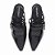 Scarpin Slingback Piccadilly Irene Salto Médio Preto 764008 - Imagem 4