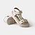 Sandália Papete Feminina Piccadilly Widefit Gabriela Off White 486004 - Imagem 4
