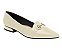 Scarpin Piccadilly Maxi Silvia Salto Baixo Off White 279038 - Imagem 1