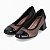Sapato PICCADILLY MAXI Estela Salto Médio Bronze e Preto 748042 - Imagem 2
