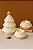Vela Árvore de Natal- Branco e dourado - Imagem 1