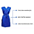 Avental Desc. S/ Manga Azul 25g Tnt Kit 100 Unid. - Imagem 3