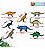 Dinossauro Kit 8 Unidades Brinque Dino Grande - Imagem 3
