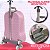 Kit Mochila Escolar Rodinha Infantil Menina - Imagem 3