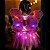 Fantasia Infantil Meninas Borboleta Infantil Fadinha C/ Led AZUL CELESTE - Imagem 6