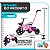Triciclo Infantil 2em1 Pedal Cesto Passeio Azulrosa Babyland - Imagem 5