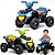 Mini Quadriciclo Elétrico Babyland 6v Luz Música Azul Bivolt - Imagem 1