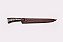 FACA INOX MODELO SOLINGEM 10" CABO CHIFRE/MADEIRA/METAL C/ BAINHA DE COURO - Imagem 2