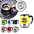 Caneca Elétrica Shake Inox 400ml Self Stirring Mug Mixer Misturador Copo Café - Imagem 4