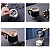 Caneca Elétrica Shake Inox 400ml Self Stirring Mug Mixer Misturador Copo Café - Imagem 2