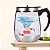 Caneca Elétrica Shake Inox 400ml Self Stirring Mug Mixer Misturador Copo Café - Imagem 3