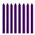 1 Kg De Velas Palito Colorida Roxa De 18cm - Velas por Quilo Parafina 100% Pura Fábrica de Velas São Jorge - Imagem 1