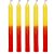 1 Kg De Velas Palito Bicolor Amarela e Vermelha 18cm - Velas por Quilo Parafina 100% Pura Fábrica de Velas São Jorge - Imagem 1