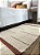 Tapete Beira Cama Linhas Telha – 0,80 x 1,50m - Imagem 1