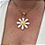 Colar Margarida Folhado A Ouro - Imagem 3
