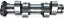 ARVORE DE COMANDO COMPLETA YAMAHA XT600 88/92 - Imagem 3