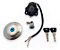 Kit Chave Ignição/Tampa Tanque/Trava Yamaha Fazer 250 06 - Imagem 1