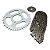 Kit Relação Transmissão Shineray Jef 150 2024 (126L*17D*46D) - Imagem 1