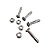 Kit Parafuso Coroa Mottu Sport TVS 110i (8 PCS) - Imagem 3