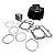 Kit Cilindro Motor Shineray Jet 125X Jet 125SS - Imagem 1