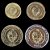 SET DE MOEDAS DO URUGUAI -FC - 4 PEÇAS - Imagem 2