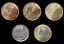 Set do Real 2023 completo com 5 Moedas Flor de Cunho - Imagem 1