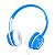 Fone de Ouvido Kids ELG P3 Azul e Branco | KD01BW - Imagem 2