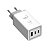 Carregador Universal ELG 3 Saídas USB | Branco | W65GAN - Imagem 3