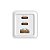 Carregador Universal ELG 3 Saídas USB | Branco | W65GAN - Imagem 4