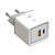 Carregador Universal ELG 3 Saídas USB Branco | W35GAN - Imagem 3