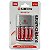 Carregador de Pilhas Mox MO-CB734 com 4 Pilhas AA 4300mAh - Imagem 1