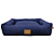 Cama Pet Retangular Aerado Azul Para Cães e Gatos G - Imagem 1